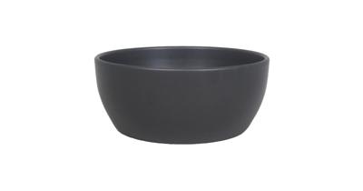 Floran schaal Boule 24.5x9.5cm antraciet mat