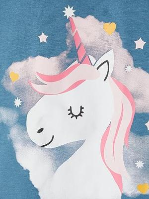Name it meisjes pyjama - Unicorn - Meisjes nachtkleding katoen