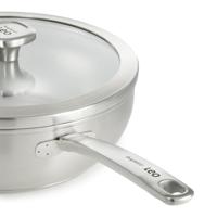 BergHOFF Wokpan met deksel 28cm Wokpan Grijs - thumbnail