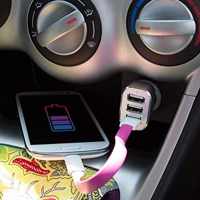 LogiLink USB-oplader 25.5 W 3x USB-A Zwart Auto LogiLink USB-oplader 25.5 W 3x USB-A Zwart Auto