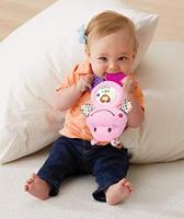 Vtech bijtring nijlpaardje roze - thumbnail