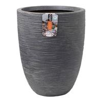 Capi plantenbak waste rib laag elegant 46x58 cm grijs - thumbnail