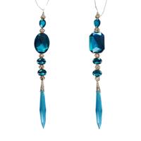 8.6 inch Jewel Stone Dangle Ornament X 2. I 5x5x10 cm kerstornament Kurt S. Adler - Kurt s adler - thumbnail