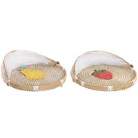 Bordenafdekker Home ESPRIT Natuurlijke Vezel 40 x 40 x 24 cm - thumbnail