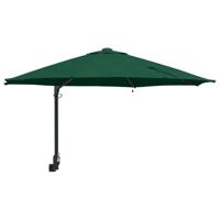 Tuinparasol Groen en Zwart 248 x 248 x 148 cm - thumbnail