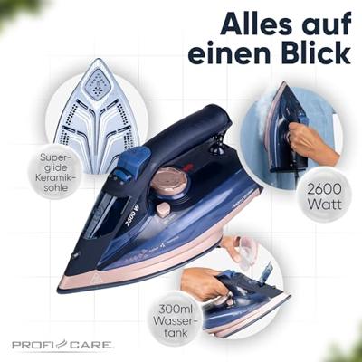 Profi-Care PC-DB 3126 Stoomstrijkijzer Blauw, Rose gold 2600 W