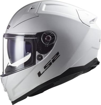 LS2 integraalhelm "ff811 vector ii solid" helmet ff811 vect. ii solid s white
