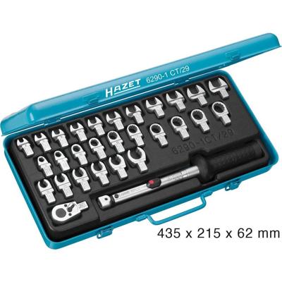HAZET Momentgereedschapset 6290-1CT/29 - 9 x 12 mm insteekvierkant hol - 29-delig - 7 - 17