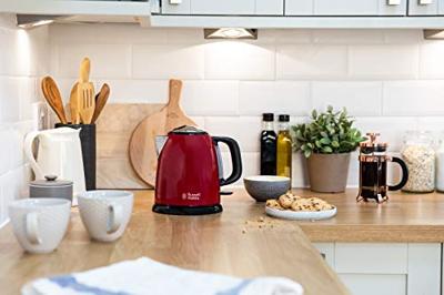 Waterkoker Russell Hobbs 24992-70 1 L 2400W Rood Roestvrij staal Plastic/Roestvrij staal 2400 W 1 L