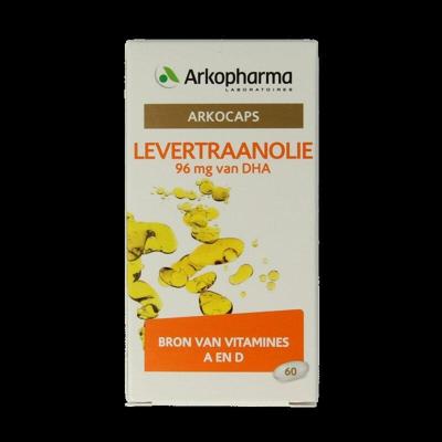 Levertraanolie 60 Capsules Levertraanolie 60 Capsules