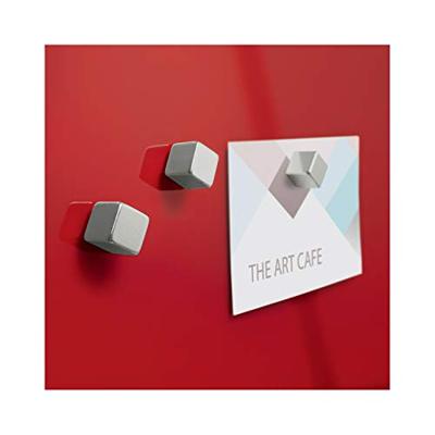 Sigel SI-GL402 Glasmagneetbord Artverum LED Light 480x480x15 Rood