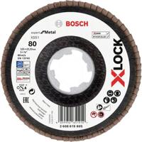 Bosch Accessoires Lamellenschijf X551 125mm G80 Fiber schuin X-LOCK - 2608619805 - thumbnail