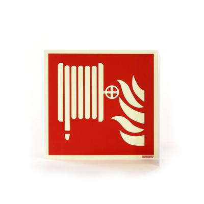 Brandslang haaks fotoluminescerend - 150 x 150