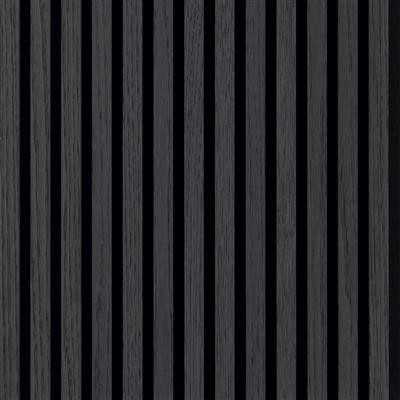 Silentlines lattenwand zwart eiken - 2600x526x22mm