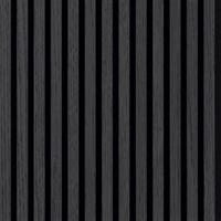 Silentlines lattenwand zwart eiken - 2600x526x22mm - thumbnail