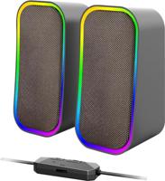 SpeedLink TOKEN PC-luidsprekers Bluetooth, Kabelgebonden 6 W Zwart, RGB - thumbnail