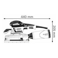 Bosch Professional GSS 280 AVE 0601292901 Vlakschuurmachine Incl. koffer 350 W 114 x 226 mm - thumbnail