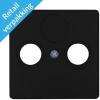 Enzo Kopp paris mat zwart afdekplaat voor coax - 4625240 - thumbnail