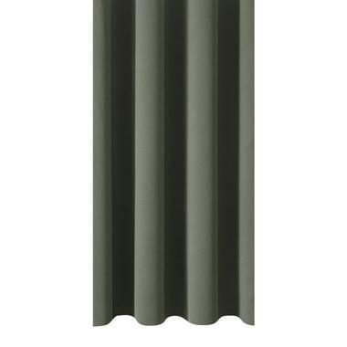 Gordijnstof Milano semi verduisterend - grijs/groen