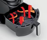 Ariete airy fryer xxl heteluchtfriteuse (zwart, 2.5 kg | 5.5 liter) - thumbnail