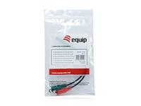 Equip 147943 audio kabel 1,5 m 2 x 3.5mm 3.5mm Zwart - thumbnail