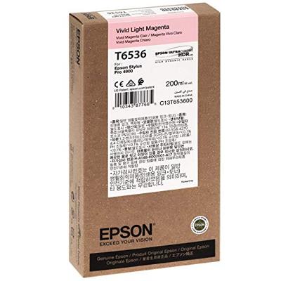Epson T6536 Vivid Light Magenta Ink Cartridge (200ml) Epson T6536 Vivid Light Magenta Ink Cartridge (200ml)