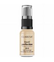 Claresa liquid perfection 2-in-1 concealer en foundation 103.5 light nude 18gr. - thumbnail