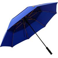 Falcone golfparaplu windproof 130 cm polyester blauw - thumbnail
