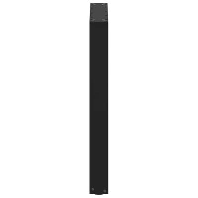 Eettafelpoten 3 st U-vormig 70x(72-73) cm staal zwart