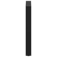 Eettafelpoten 3 st U-vormig 70x(72-73) cm staal zwart - thumbnail