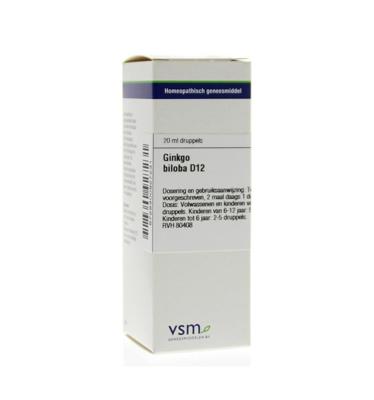 VSM Ginkgo biloba D12 20 Milliliter