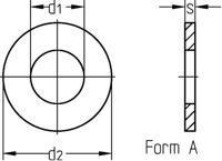 Dresselhaus o-ring washers a2 5.3mm 25 pcs. - thumbnail