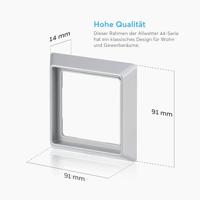 Busch-Jaeger 1-voudig Frame Frame Allweather 44 (IP44) Witaluminium (RAL 9006), Aluminium 2CKA001730A0276 - thumbnail