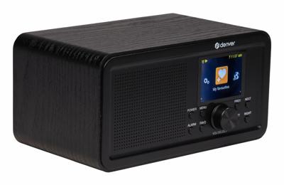Denver DIR-200 Internetradio DAB+, FM, Internet Internetradio, FM, Bluetooth, DAB+, WiFi Wekfunctie Zwart