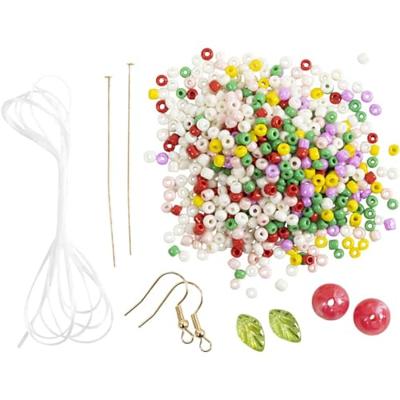 Creativ Company Mini hobbyset sieraden, elastische armband en oorbel, 1 doos