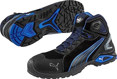 Puma Veiligheidslaars | maat 47 zwart/blauw | S3 SRC EN ISO 20345 | velours | 1 stuk - 63.225.0-47 63.225.0-47
