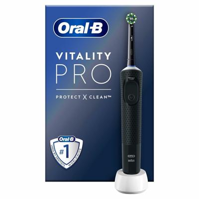 Oral-B Vitality Pro elektrische tandenborstel zwart, 1 opzetborstel
