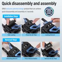 Sirui Universele basisplaat kit SC-BPS - thumbnail