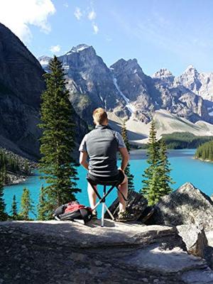 Walkstool Comfort XL Klapkrukje Zwart, Zilver 63547 Belastbaarheid (gewicht) (max.) 225 kg Walkstool Comfort XL Klapkrukje Zwart, Zilver 63547 Belastbaarheid (gewicht) (max.) 225 kg