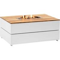Cosi | Vuurhaard Cosipure 120 | White Frame | Teak Top - thumbnail