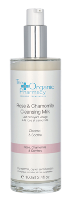 The Organic Pharmacy Rose & Chamomile Cleansing Milk 100ml Make-up verwijderaar en reiniger