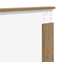 Bedframe met hoofdeinde Artisan Eiken 120 x 190 cm Bewerkt hout - thumbnail