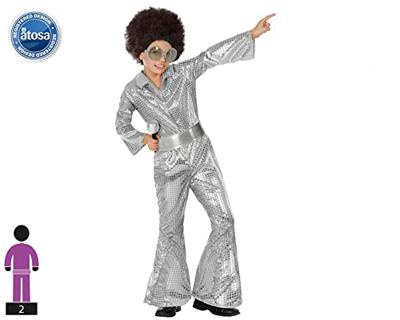 Kostuums voor Kinderen Zilverkleurig Maat 3-4 Jaar Kostuums voor Kinderen Zilverkleurig Maat 3-4 Jaar