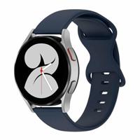 By Qubix - Compatible met Garmin Venu/Sq / Sq2 / 2 plus - Solid color sportband - Donkerblauw - Compatible Garmin bandje - Bandbreedte: 20mm - thumbnail