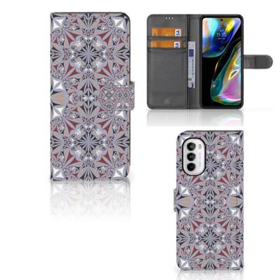 Motorola Moto G52 | Moto G82 | Bookcase | Flower Tiles