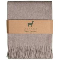 Alpaca Plaid - Beige - 200x150cm - Nieuw! - thumbnail