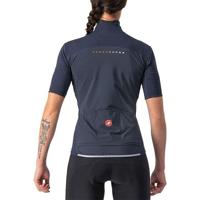 Castelli Perfetto RoS 2 Wind fietsshirt korte mouw blauw dames M - thumbnail