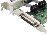 Conceptronic SPC01G 1 + 2 poorten Seriële/parallelle interfacekaart PCI-Express, Parallel (IEEE 1284), Serieel (9-pol.) PCIe - thumbnail