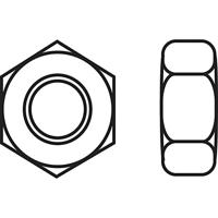 TOOLCRAFT 828796 Zeskantmoeren M1.4 DIN 934 Staal Verzinkt 20 stuk(s) - thumbnail