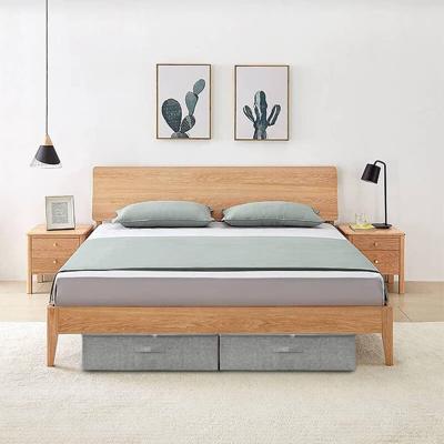 VidaXL Opbergbox 70x40x18 cm stof grijs VidaXL Opbergbox 70x40x18 cm stof grijs